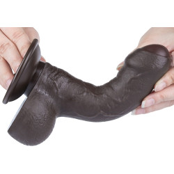 LoveToy SlidingSkin Gode Sliding Skin 12 x 3.7 cm Noir